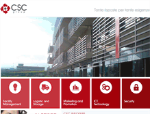 Tablet Screenshot of cscgroup.net